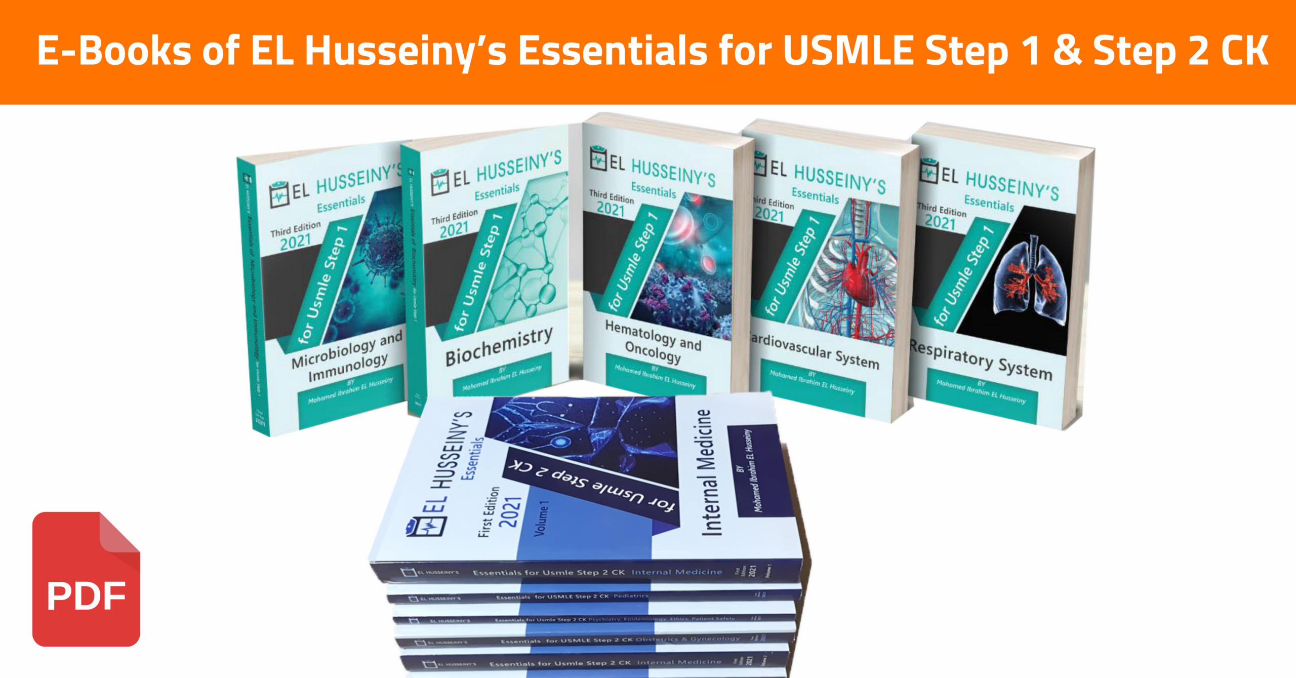 Lifetime access to the updated E-Books of EL Husseiny's Essentials for USMLE