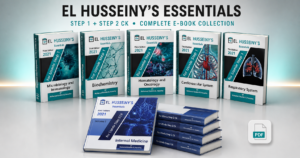Lifetime access to the updated E-Books of EL Husseiny's Essentials for USMLE Step 1 and Step 2 CK (PDF only)