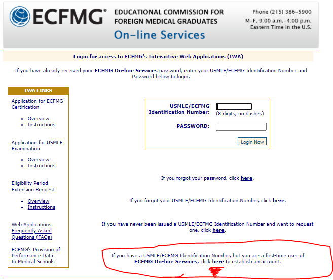 how to apply to ECFMG